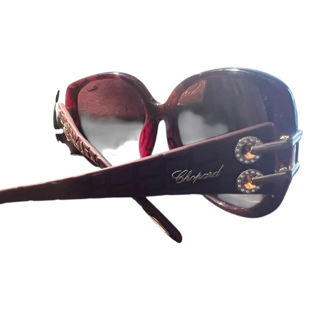 Chopard Maroon Sunglasses - Picture 3 of 7